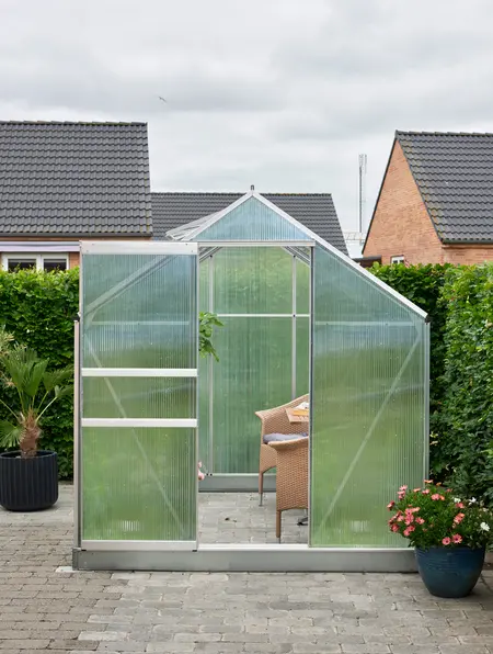 Halls Popular 5,0 m² - Alu mit 4 mm Stegdoppelplatten